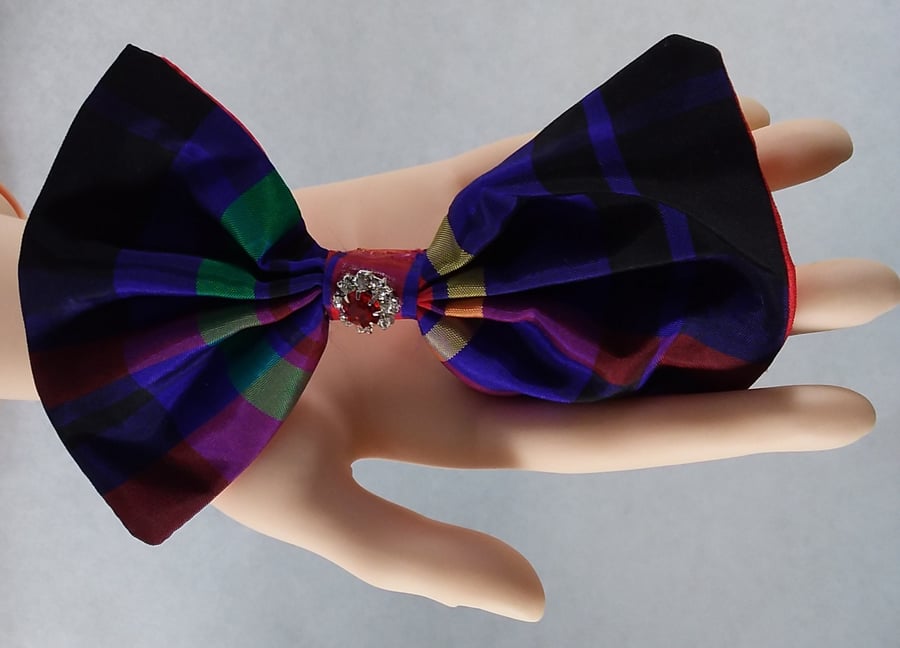 PRETA, Purple Ruin hair bow, Birthday Gift