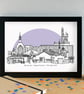 Baltic Triangle Liverpool Skyline Print - Image 3