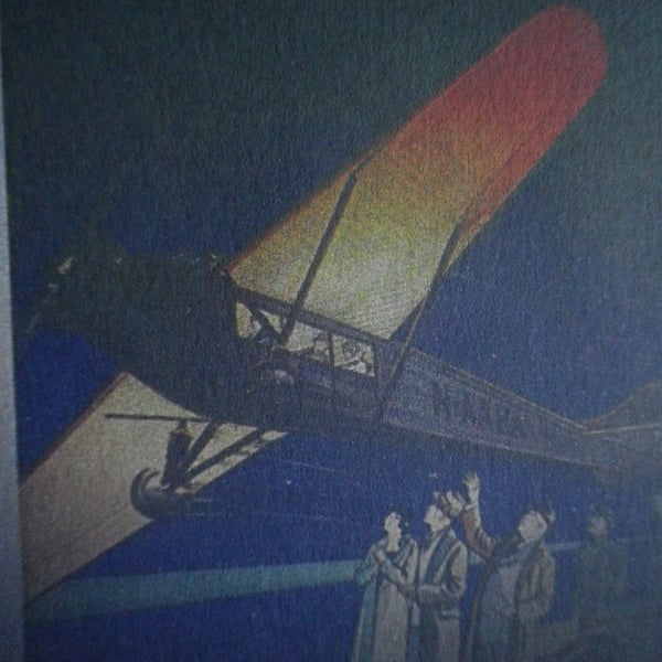  Air Show 1933, unframed,mounted, free hook & easel,free shipping, Ref 6798