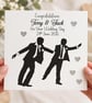 Personalised Same Sex Wedding Card for Two Grooms-Congratulations Card - Image 6