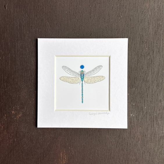 September Dragonfly Birthstone 5" x 5"