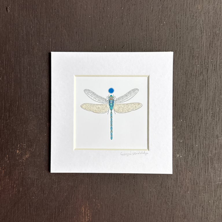 September Dragonfly Birthstone 5" x 5"