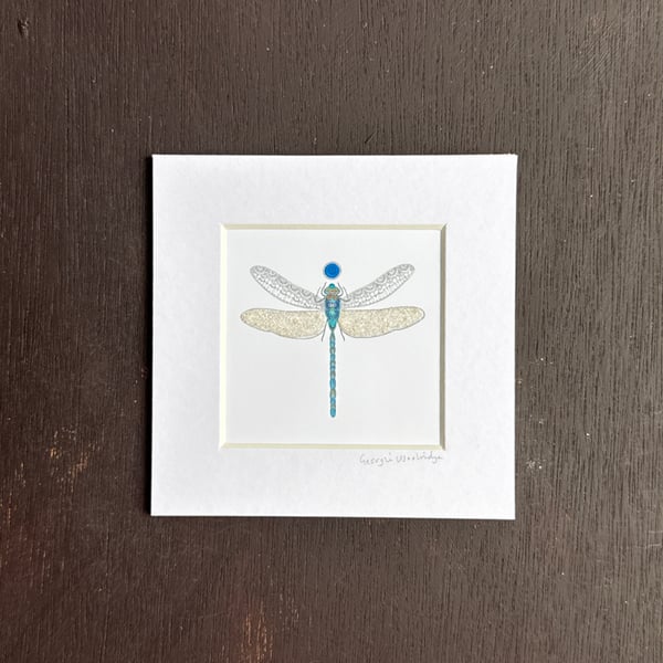 September Dragonfly Birthstone 5" x 5"