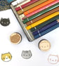 Kawaii Polymer Stamps - Cute Cats - Image 1