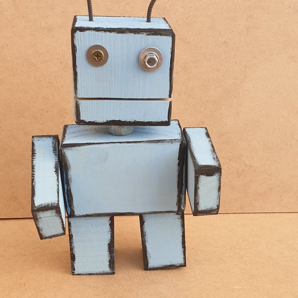 ScrapBots - Fat Steve. Ornamental Robot made fr... - Folksy