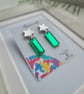 Star Rectangle Earrings - Image 4