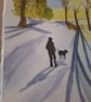 Winter dog walker  - Image 2