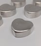 Lead-Free Pewter Heart Ingot 80g Minimum 95% Tin for Jewellery Making & Casting