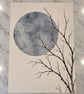 Winter Branch Wall Art - Minimalist Japandi Snow Print (Physical Print) - Image 2