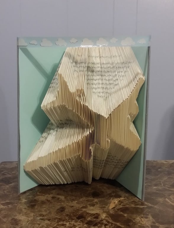 Plane MMF Book Folding Pattern - EMAILED PDF PATTERN