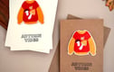 Autumn greetings cards