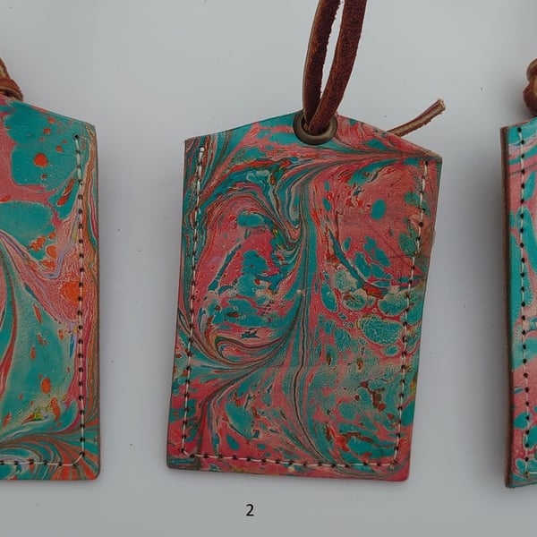 Personalised Handmade Leather Luggage Tags Folksy