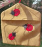 The Lovely Ladybird Peg bag - The rustic one - Image 3