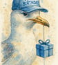 Seagull birthday card