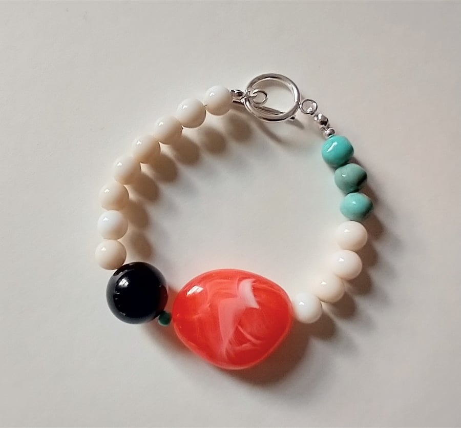 Upcycled Statement Bracelet