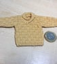 Miniature Knitted Jumpers for Gentlemen Dollshouse Dolls - Image 6