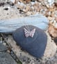 Silver butterfly pendant