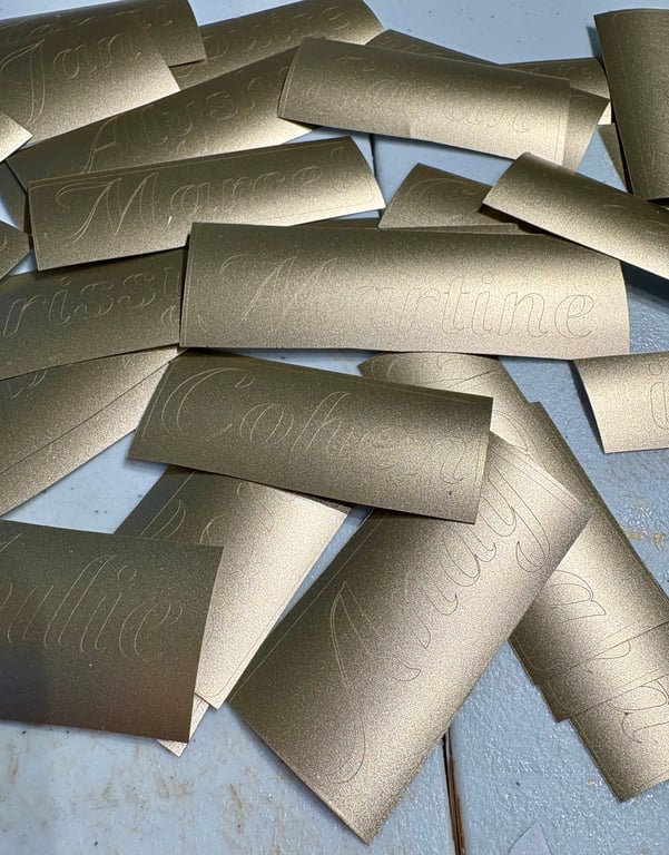 Personalised Vinyl Decal Names for Weddings, Gifts & Craft Projects – Custom Nam