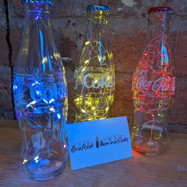 Coca Cola Glass Bottle Lamp