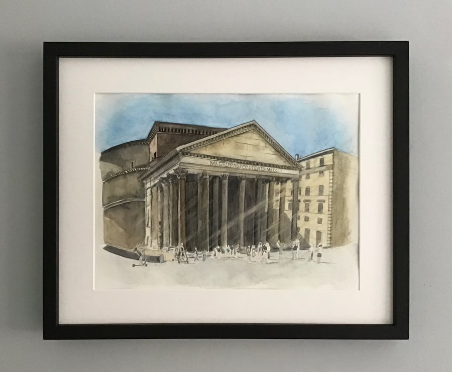 Pantheon - Original Watercolour Painting