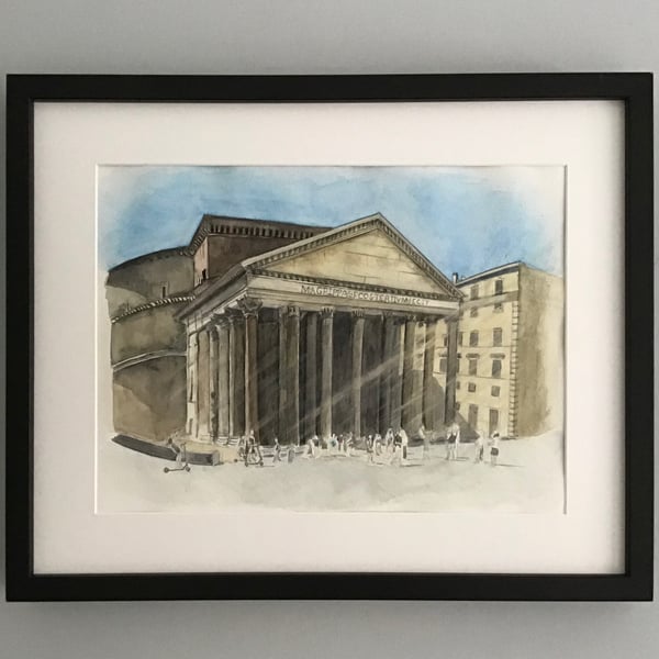 Pantheon - Original Watercolour Painting