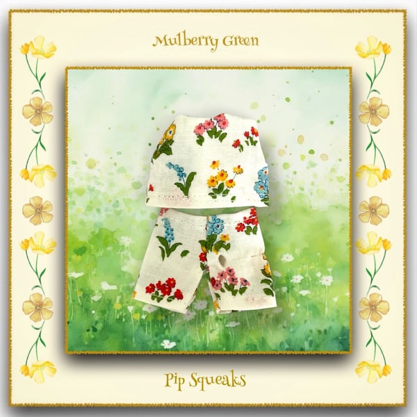 Pip Squeak Liberty Spring Flowers Pyjamas