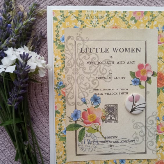 Vintage-style Little Women Card - Birthday Card - Card for a friend