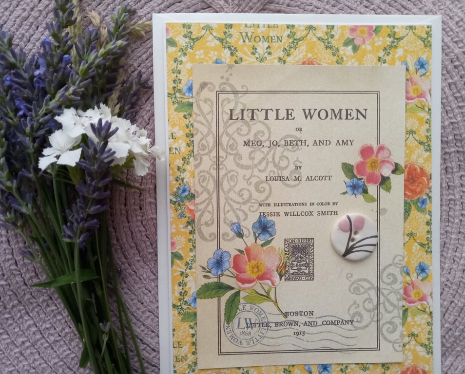 Vintage-style Little Women Card - Birthday Card - Card for a friend