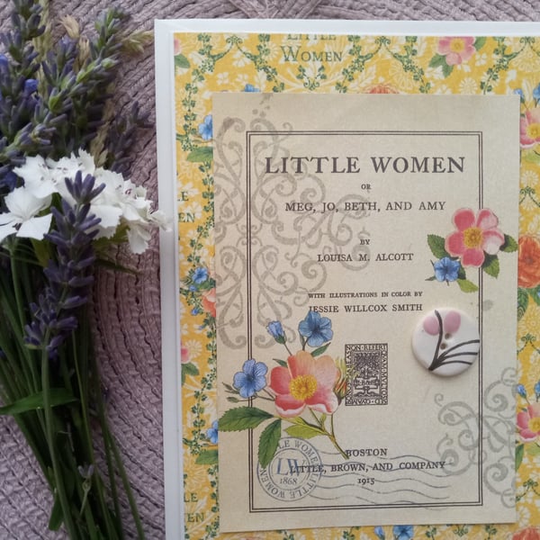 Vintage-style Little Women Card - Birthday Card - Card for a friend
