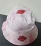 Reversible bucket hat pink red - Image 2