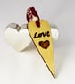 Heart, wooden Pyrography - Love - Image 5