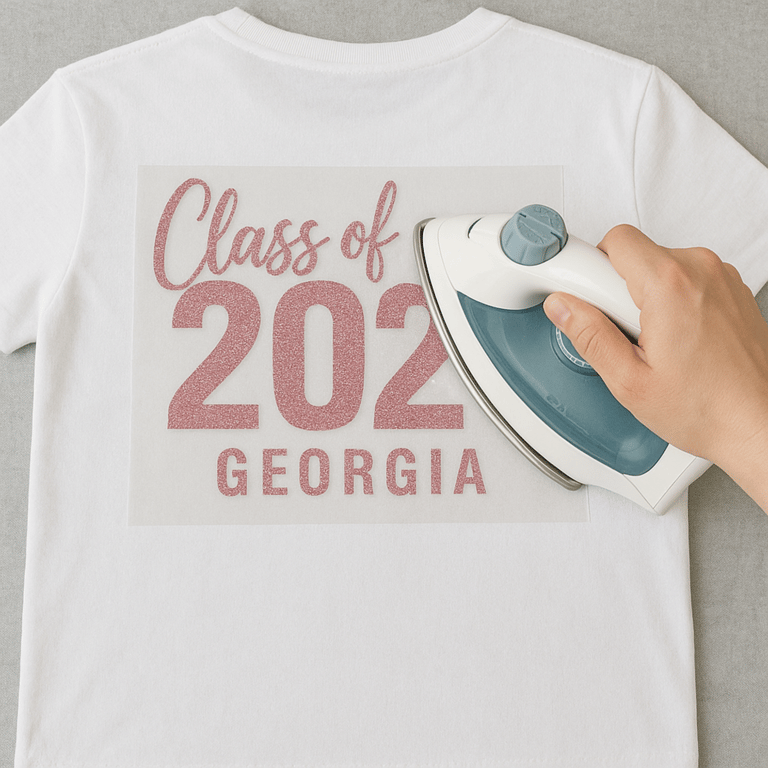 Personalised Class of Leavers Iron-On Transfer - Custom School Leavers Name 