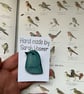 Ceramic Blue Bird Brooch - Image 5