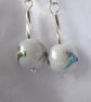 Christmas Bauble Multi colour Leaping Reindeer Earrings  - Image 4
