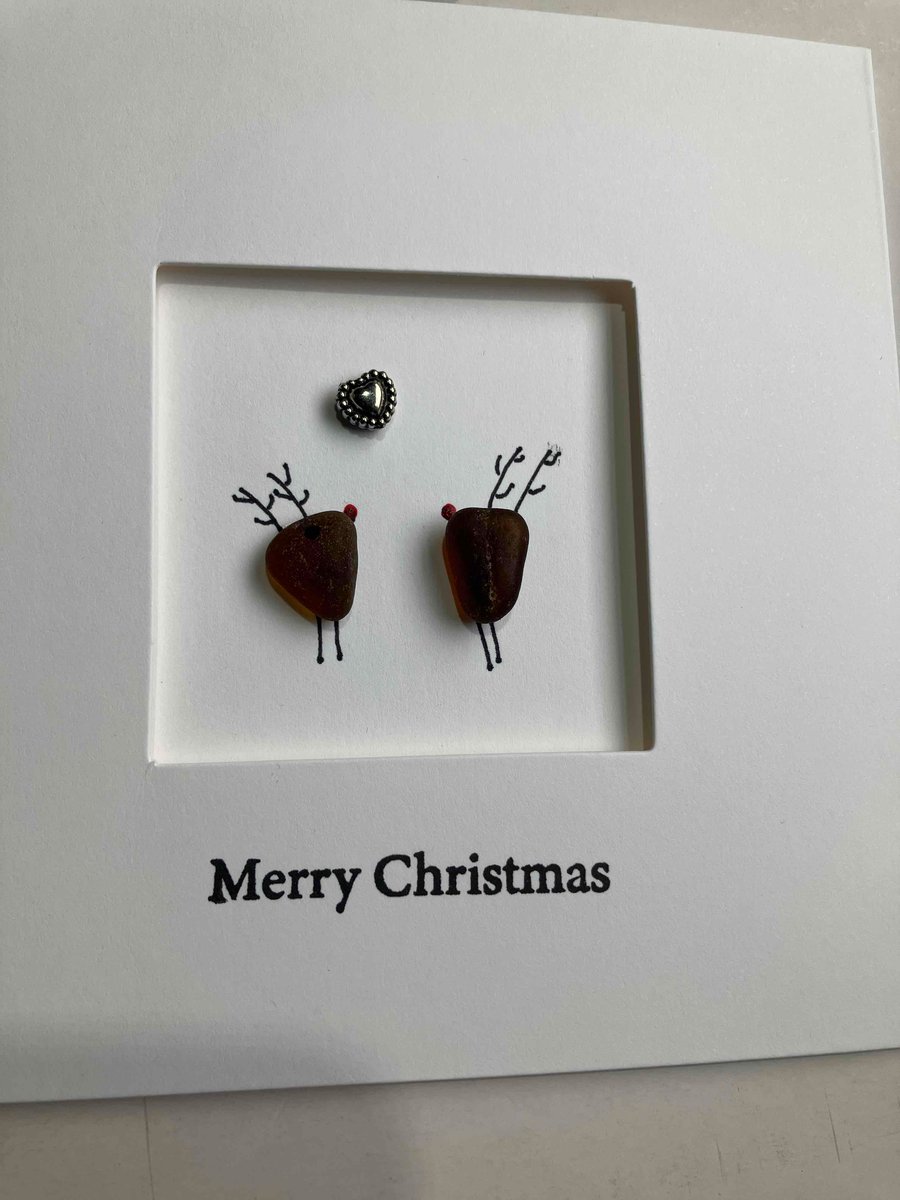 Sea Glass Occasion Cards - Christmas