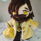 Art Soft Sculpture Plushie-Custom Machine Embroidery-Commission Only