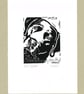 Black Labrador Dog - Original Hand Pulled Linocut Print - Image 2