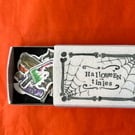 Halloween Tinies Matchbox Art - miniature illustrations
