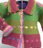 Designer Toddler's Hand Knitted Cardigan-Jacket  1-2 Years size ONE OFF - Image 4