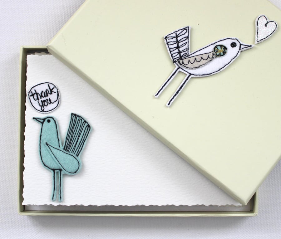 'Little Birdie' - A Box of Six Postcards with Envelopes