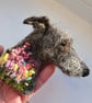Needle Felted Lurcher Brooch - Image 3