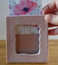 Handmade Freestanding Ceramic Picture Photo Frame in Pink - Image 2