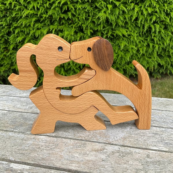 Handcrafted Girl & Her Favorite Dog 