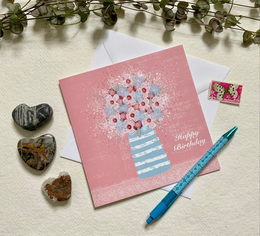 Floral Birthday Card