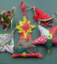  Tree Decoration Pack - Stitched Textiles - Image 1