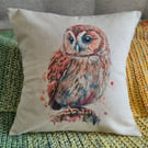 Owl Cushion - Option 4 (6 Designs Available)