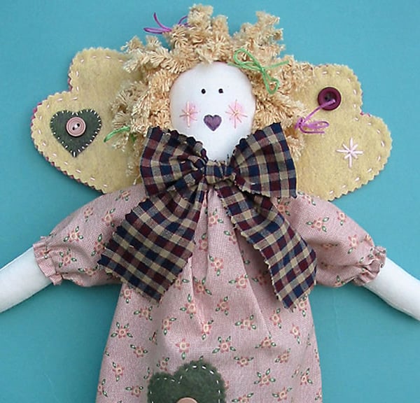 Angelina Angel Rag Doll Pattern