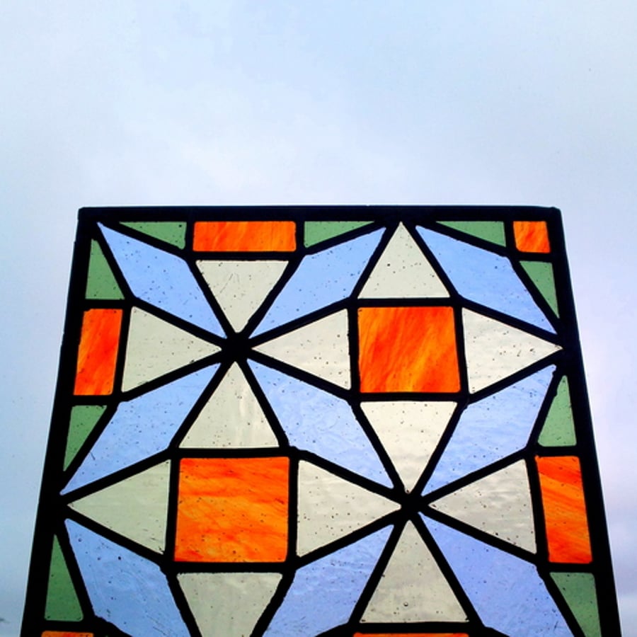 Moroccan Stained Glass Panel
