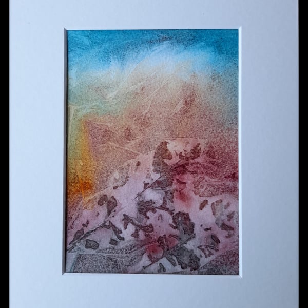 Autumn Glow, an original abstract painting