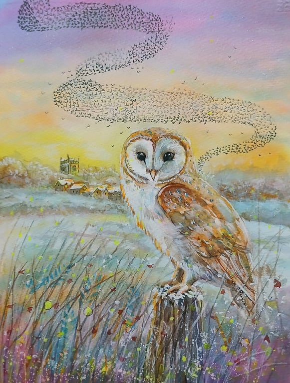 Winter owl